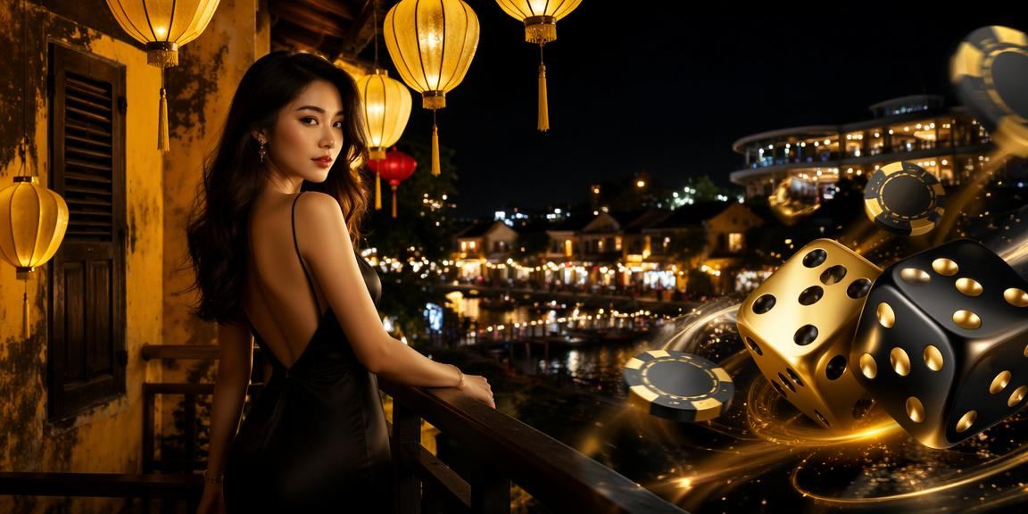 Không khí chợ đêm Hội An với trò chơi xúc xắc Tài Xỉu truyền thống